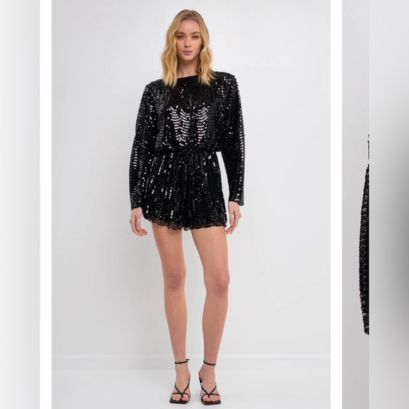 Endless rose SEQUIN ROMPER - Picture 1 of 14